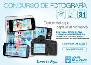 Convocado el 5º Concurso de Fotos Aguas de Alicante en FOTOGRAFIA 