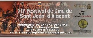 Toda la programación del Festival de Cine de Sant Joan en CINE 