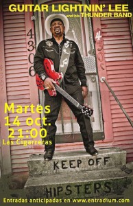Guitar Lightnin' Lee llega hoy a Las Cigarreras desde Nueva Orleans en MÚSICA 