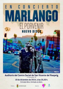 Concierto gratuito de Marlango, este viernes 19 en San Vicente en MÚSICA 