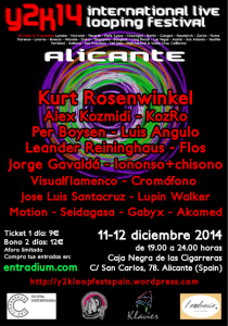 El Festival Internacional de Live Looping Y2K14 aterriza en Las Cigarreras en MÚSICA 
