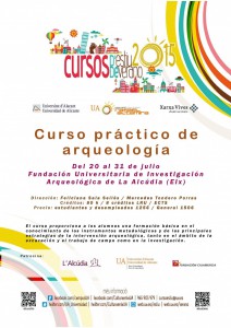La UA oferta el II Curso Práctico de Arqueología en L'Alcúdia en ARQUEOLOGÍA 