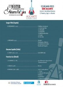 Ciclo de conciertos de guitarra clásica en la Sede Ciudad en MÚSICA 