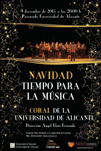 La Coral de la UA ofrece seis conciertos de Navidad en Alicante, Elda y Orihuela en MÚSICA 