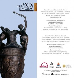 El MUBAG exhibe una selección de obras de Mariano Benlliure en ESCULTURA 