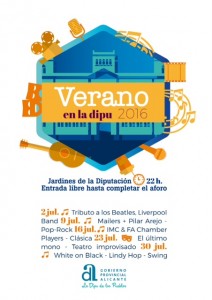 Música y teatro los sábados de julio en los Jardines de la Dipu en ESCENA MÚSICA 