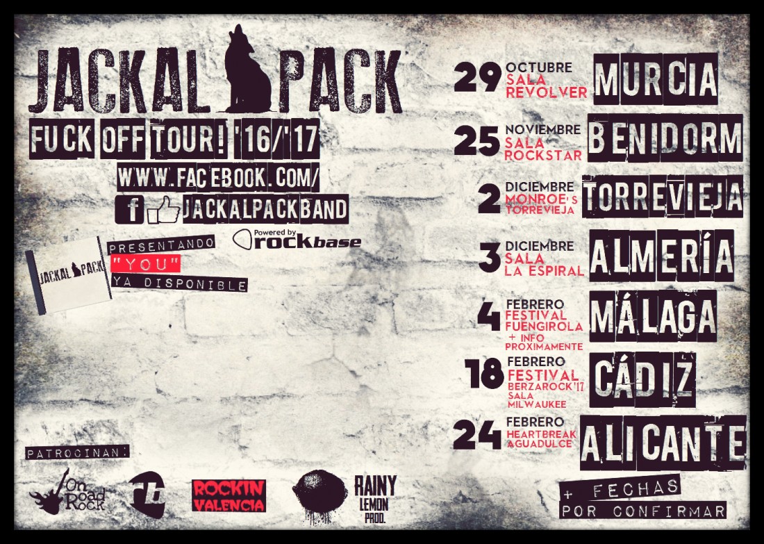 Jackal Pack comienza una gira que pasará por Benidorm, Torrevieja, y Alicante en MÚSICA