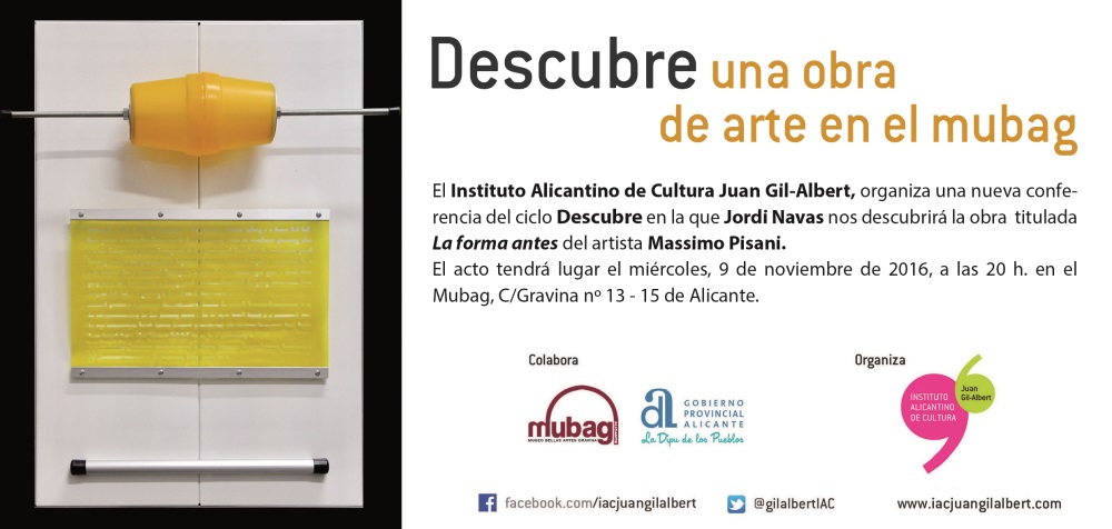 Exposiciones, charlas y libros marcan la programación del Gil-Albert en ARTE 