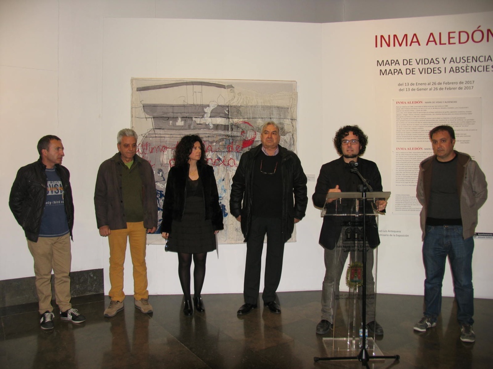 Inma Aledón expone 'Mapa de vidas y ausencias' en la Lonja en ARTE