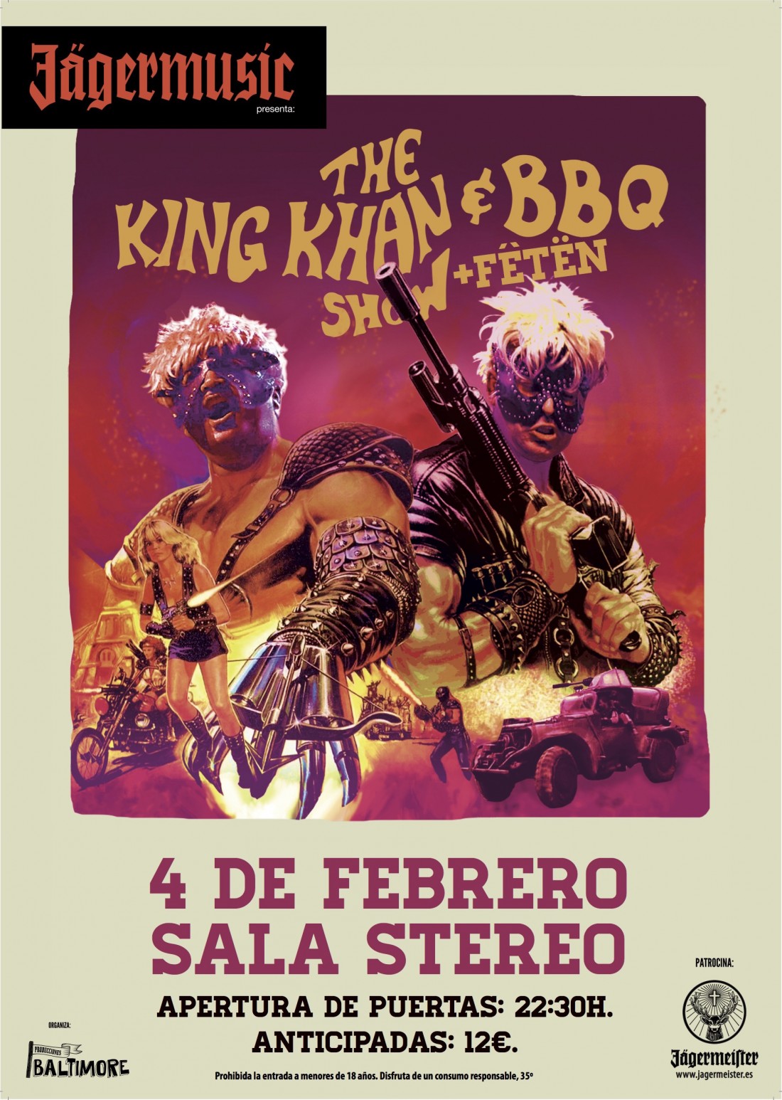 The King Khan & BBQ Show traen a Alicante su desenfrenado garage-rock en MÚSICA 