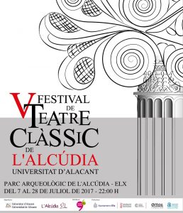 V Festival de Teatro Clásico de L'Alcúdia-UA, del 7 al 28 de julio en ESCENA 