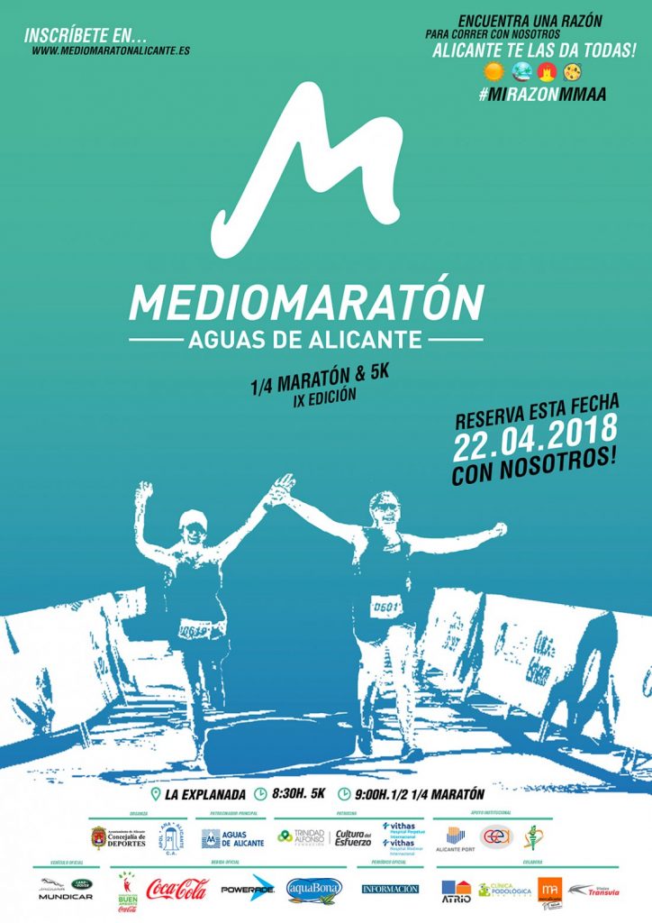 El Medio Maratón Aguas de Alicante llenará las calles de corredores el 22 de abril en DEPORTE 
