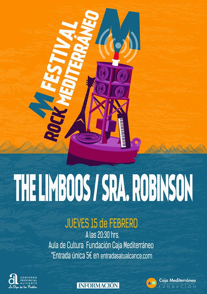 Arranca MFestival de Rock Mediterráneo con The Limboos y Sra. Robinson en MÚSICA 