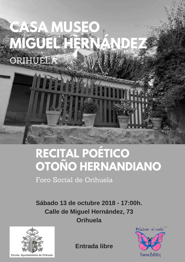 Orihuela repite velada poético musical en homenaje a Miguel Hernández en LETRAS 