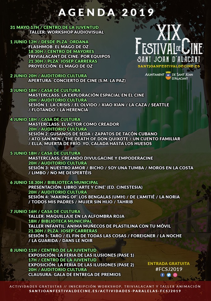 El XIX Festival de Cine de Sant Joan d'Alacant otorgará el Ficus Honorífico a Manuel Galiana en CINE 