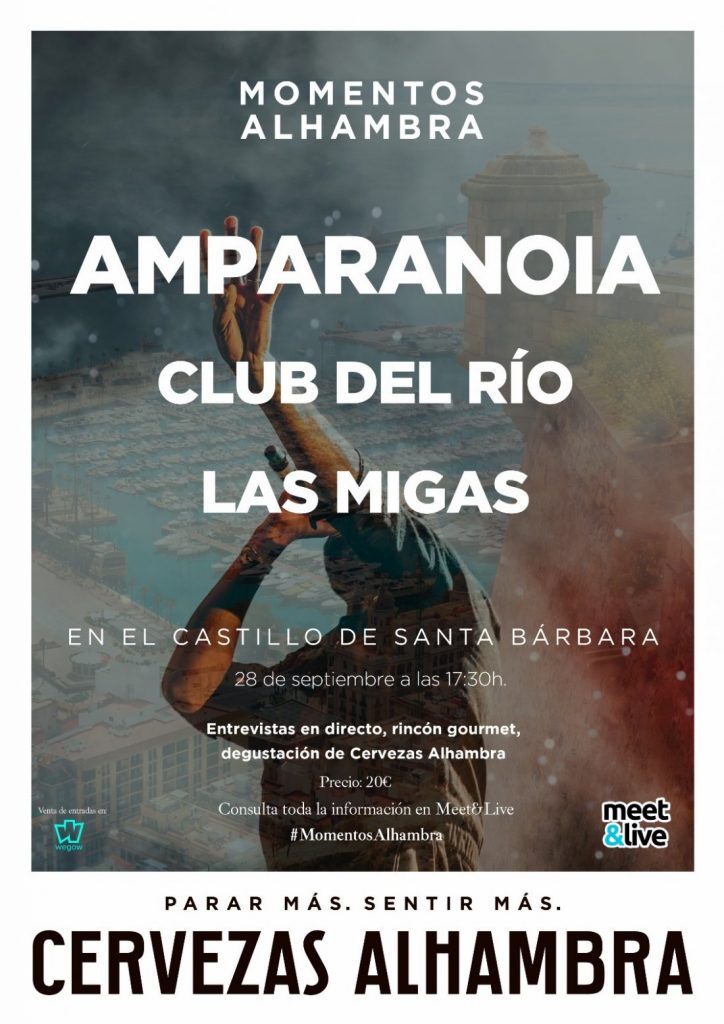 Amparanoia, Las Migas y Club del Río protagonizan 'Momentos Alhambra' en el Castillo de Santa Bárbara en MÚSICA
