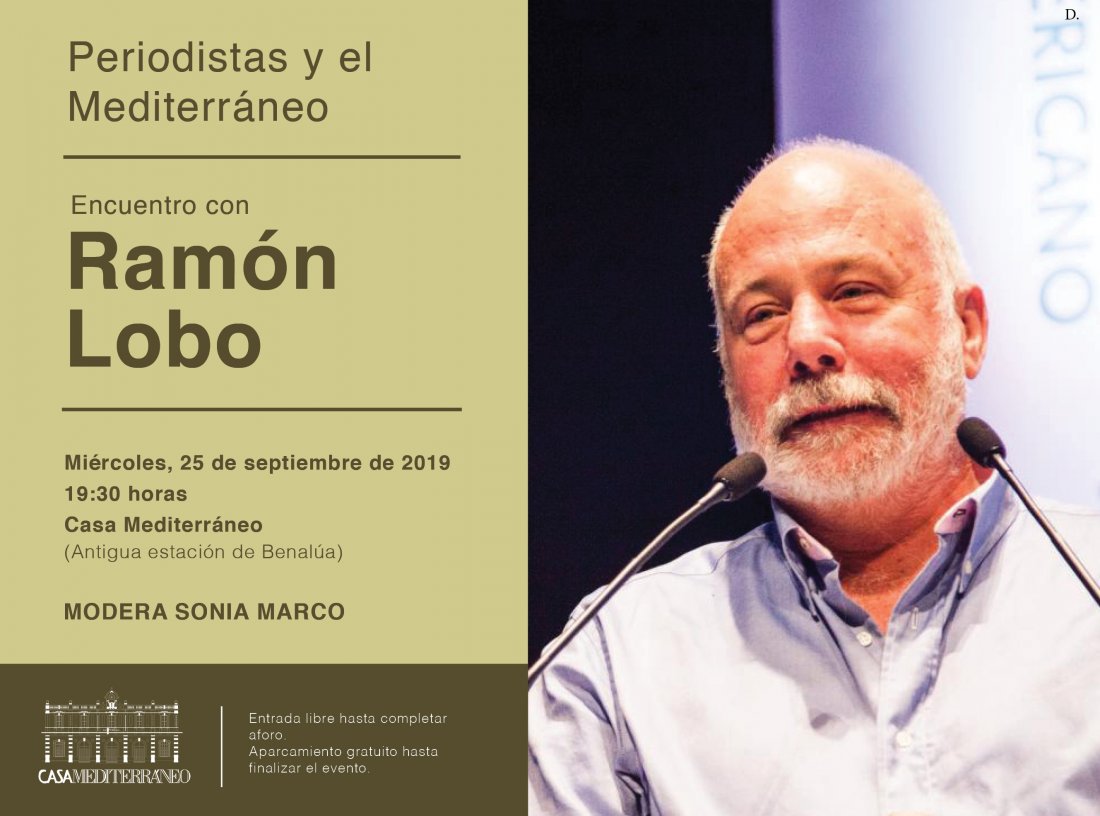 Ramón Lobo expone su experiencia como corresponsal de guerra en Casa Mediterráneo en CONFERENCIAS 