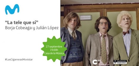'La Tele que SÍ' con Borja Cobeaga y Julián López y concierto de Papa Topo, próximas citas de Movistar+ en CONFERENCIAS MÚSICA 