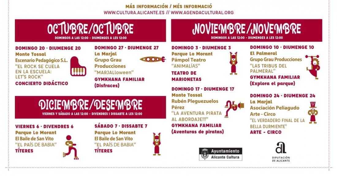 Nueva edición de 'Otoño en parques' con circo, títeres, música y gymkhanas en AIRE LIBRE ESCENA