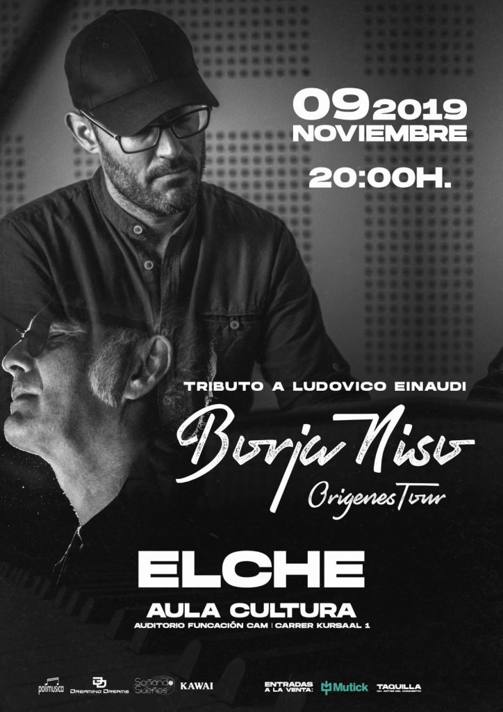 El pianista y compositor Borja Niso rinde homenaje a Ludovico Einaudi en Elche y Alicante en MÚSICA 