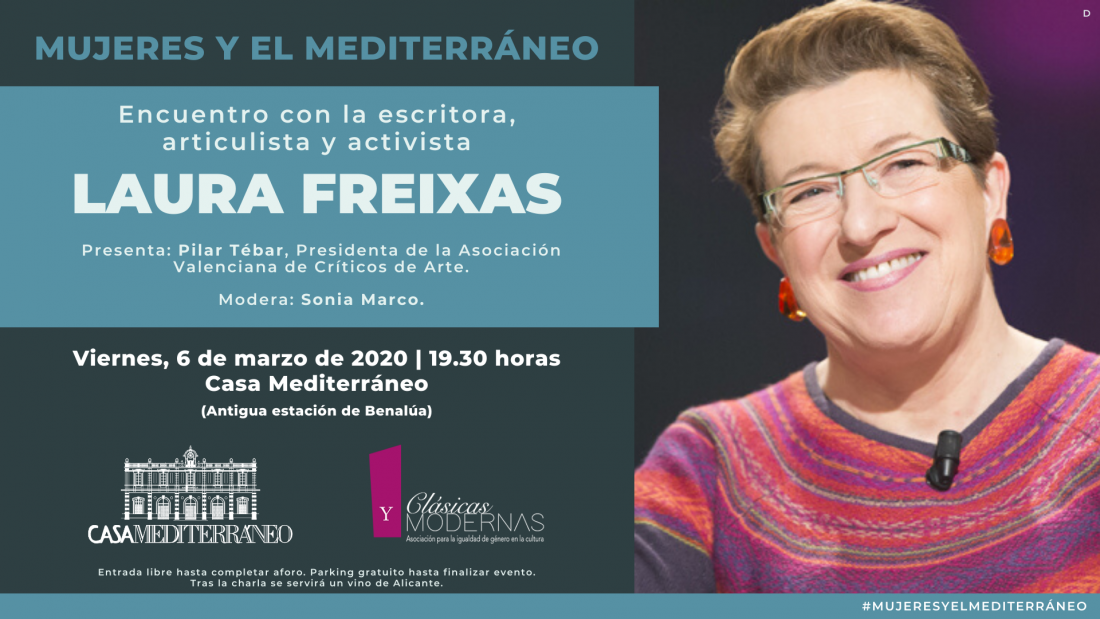 Casa Mediterráneo reúne en marzo a mujeres del ámbito cultural e intelectual del Mare Nostrum en CONFERENCIAS