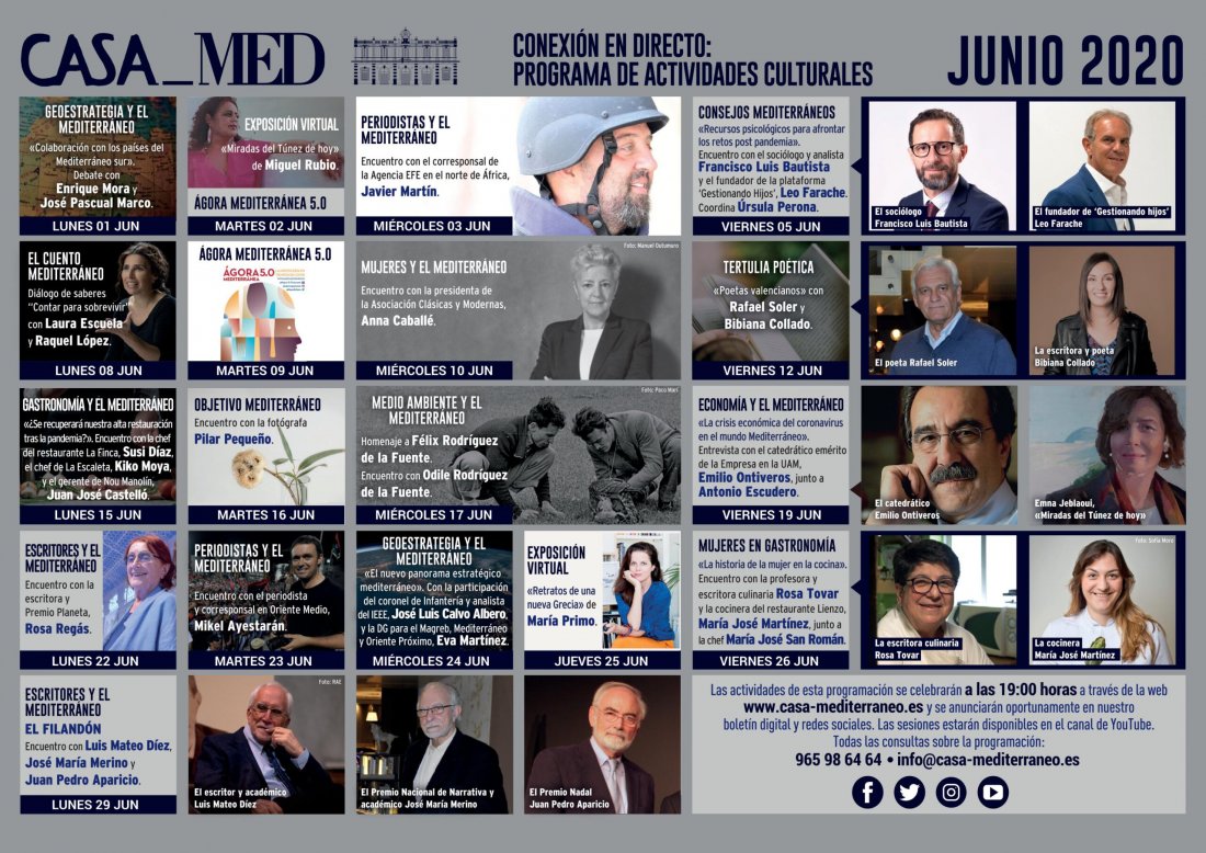 Programa Junio Casa Mediterráneo