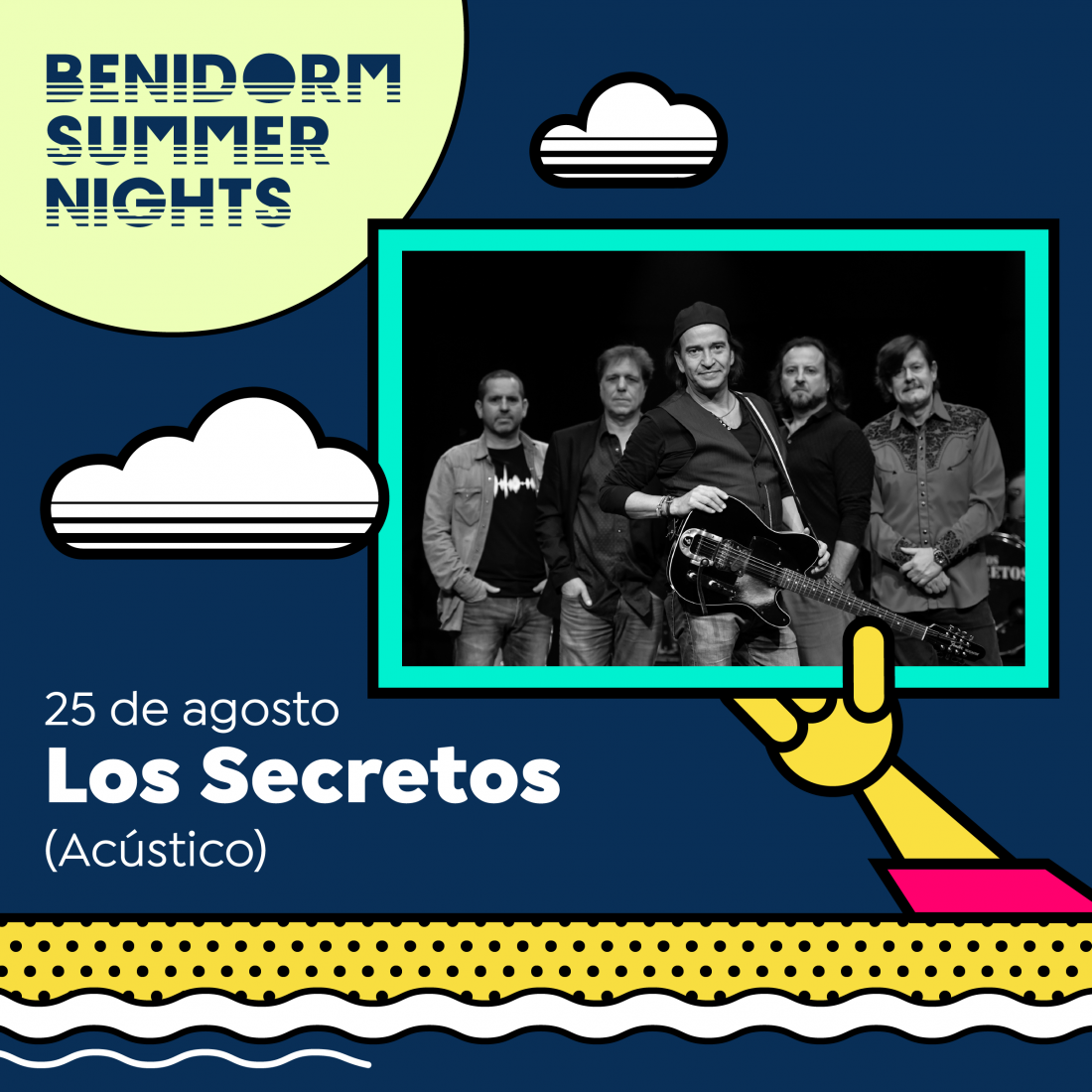 Amaral, Los Secretos y Comandante Lara se suman al cartel de Benidorm Summer Nights en MÚSICA 