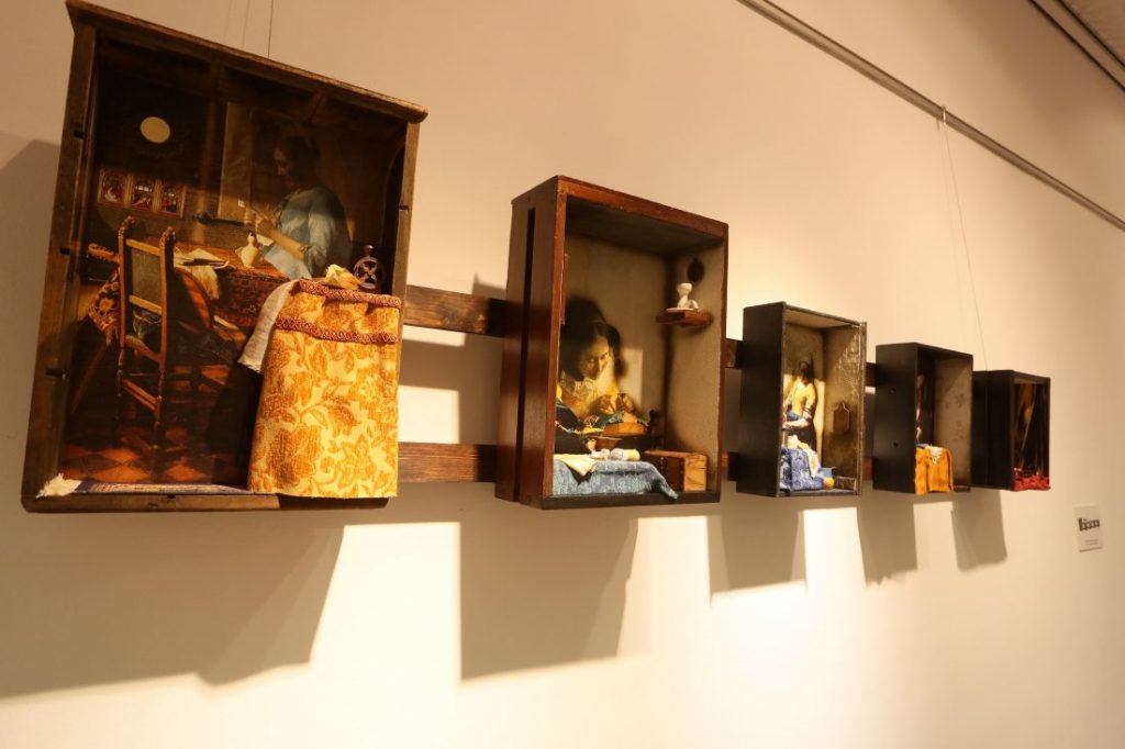 Virginia Manero exhibe en el Palacio Provincial una muestra de collage y objetos cotidianos en ARTE 