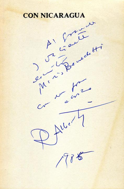 El CeMaB ofrece online la exposición 'Querido Mario.... Dedicatorias en la biblioteca madrileña de Mario Benedetti' en LETRAS 