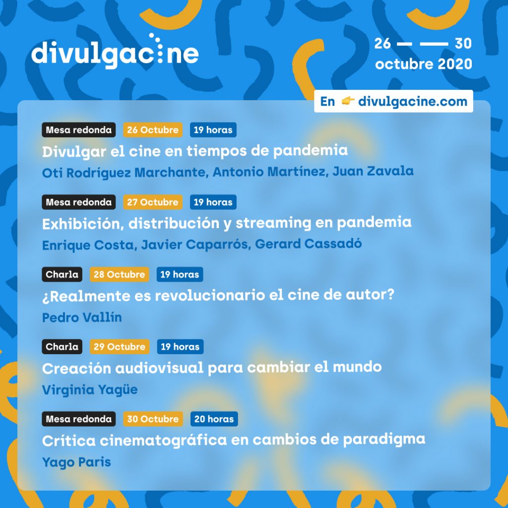 Imajoven organiza la nueva edición de ‘Divulgacine' en formato online en CINE 