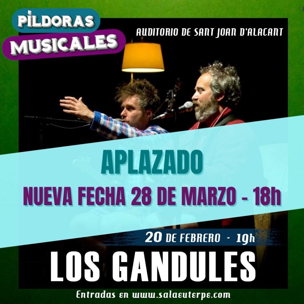 Aplazados los dos primeros conciertos de 'Píldoras Musicales' a causa de las nuevas restricciones sanitarias en MÚSICA 