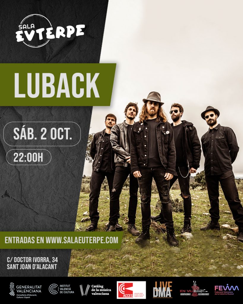 Luback desempolva el escenario de Sala Euterpe a golpe de rock  en MÚSICA 