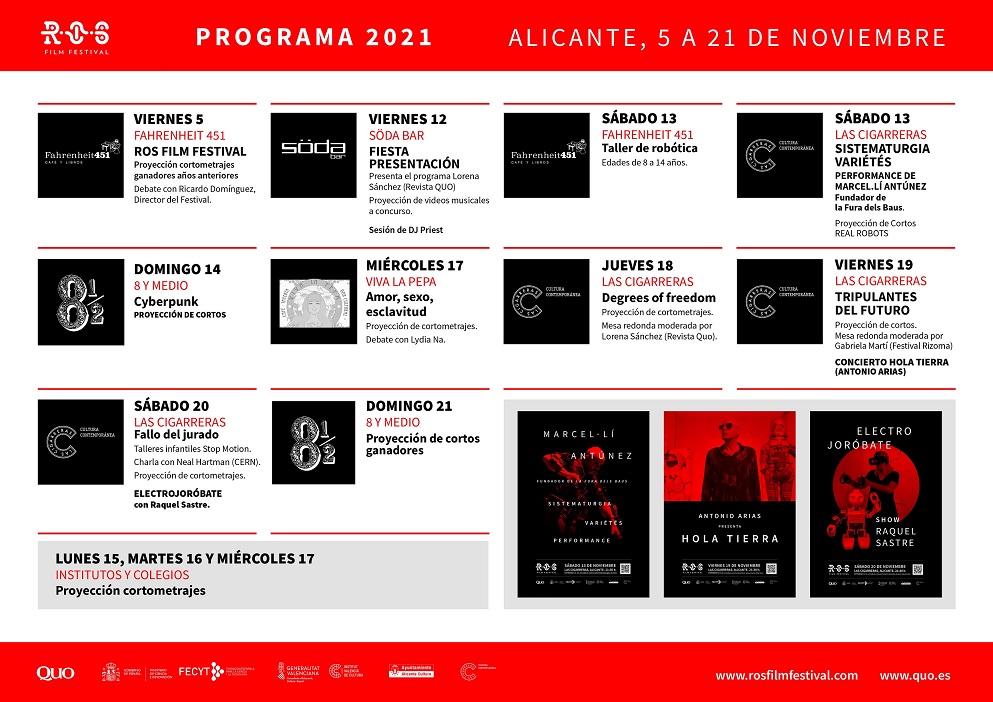 La robótica protagoniza el Ros Film Festival en Las Cigarreras y otros emplazamientos de Alicante en CINE 