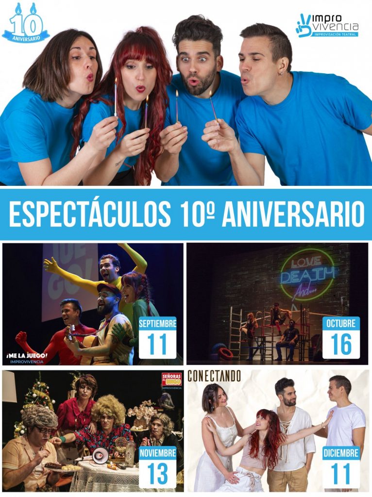 ImproVivencia celebra su décimo aniversario con cuatro espectáculos especiales en DESTACADOS ESCENA 