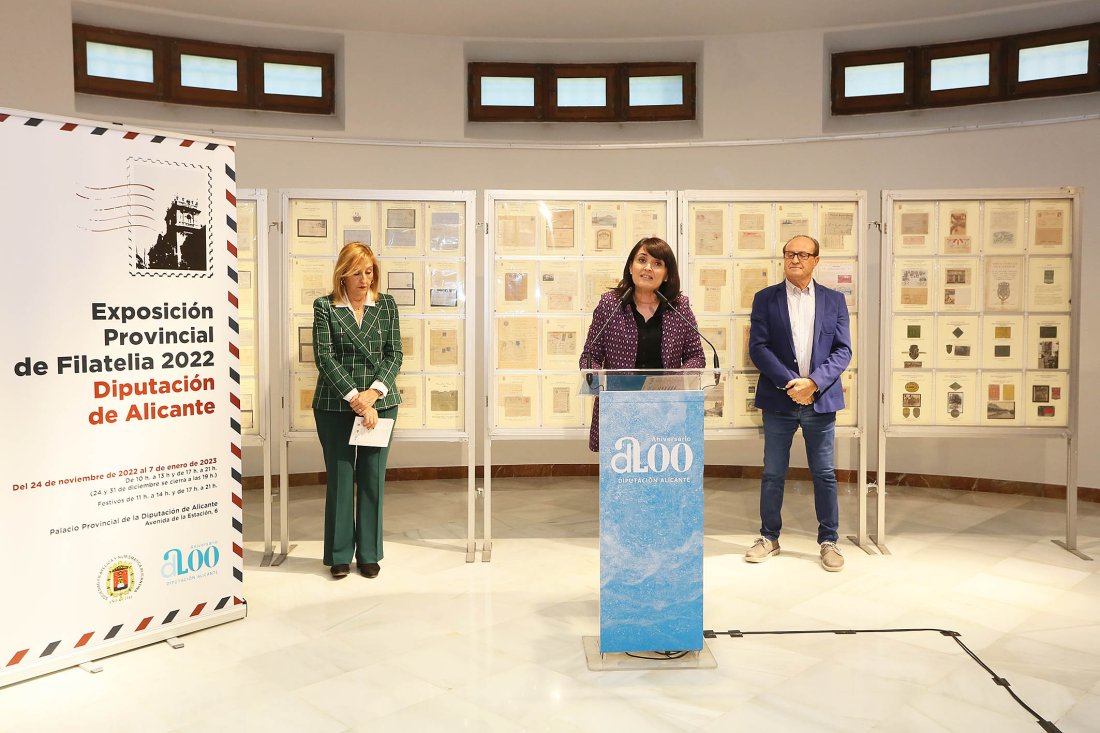 Exposición sobre filatelia