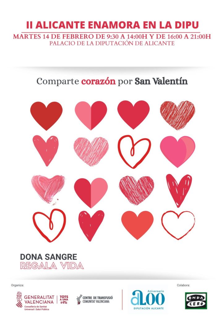 El Centro de Transfusión y la Diputación invitan a donar sangre por San Valentín en ESTILO DE VIDA 