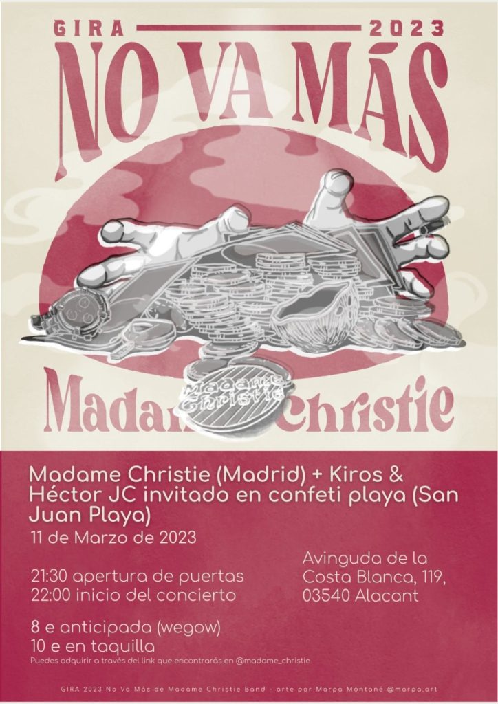 Madame Christie trae el funk rock a la terreta con su gira 'No va más' en MÚSICA 