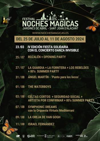 Ángel Martín, Celtas Cortos y la Orquesta Virtuós Mediterrani se suman al cartel del festival Noches Mágicas en DESTACADOS MÚSICA 