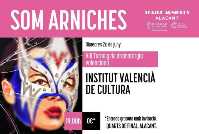 Cartel del VIII Torneo de Dramaturgia en Alicante