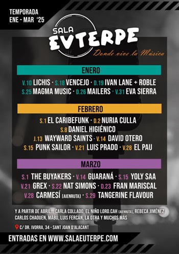 Sala Euterpe arranca su nueva temporada con Lichis, líder de La Cabra Mecánica en DESTACADOS MÚSICA